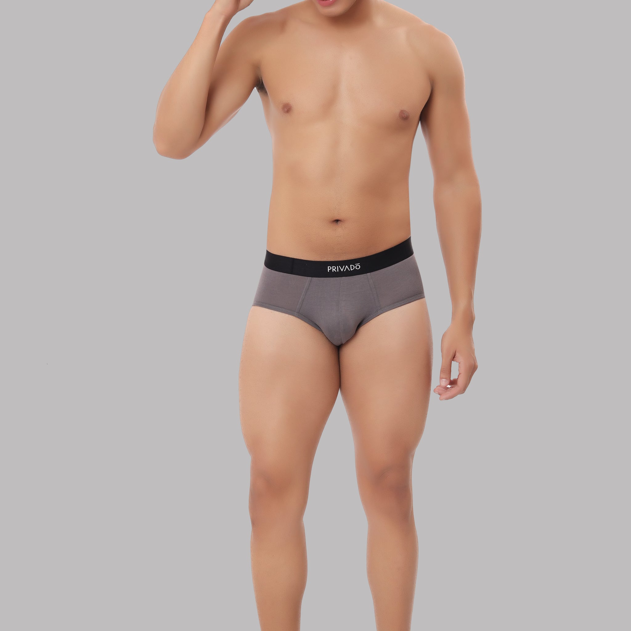 Bionic Bamboo Briefs - Mineral Grey