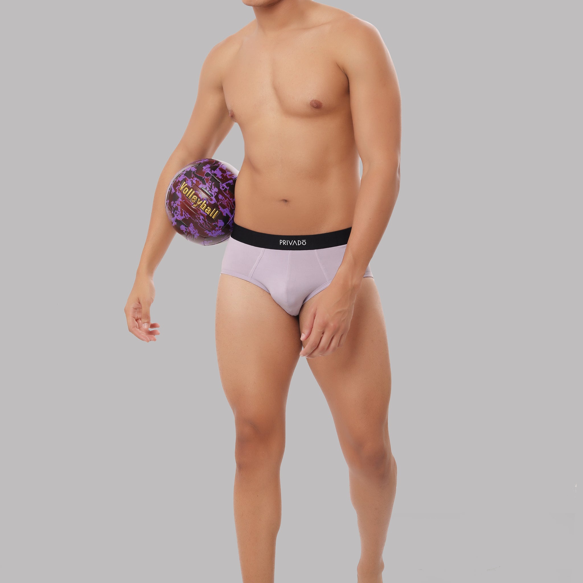 Plush Modal Briefs - Lavender Blush