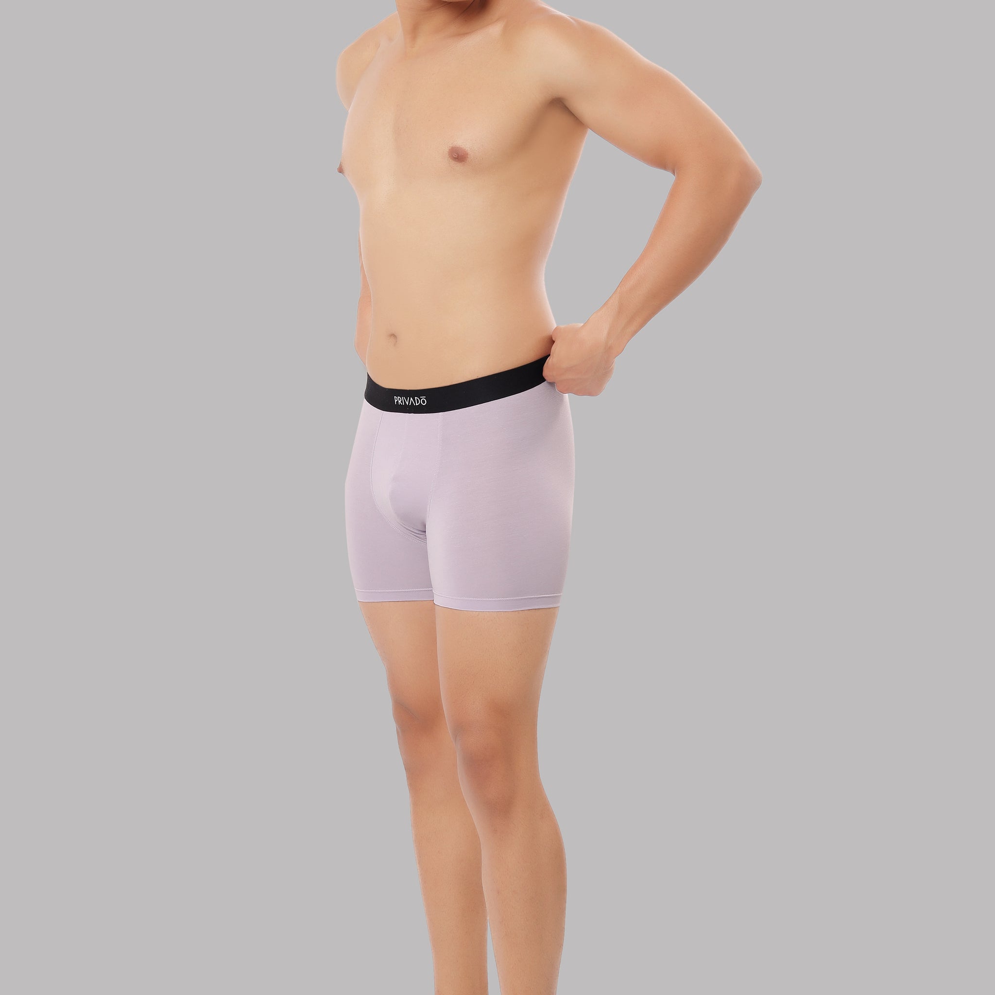 Plush Modal Trunks - Lavender Blush