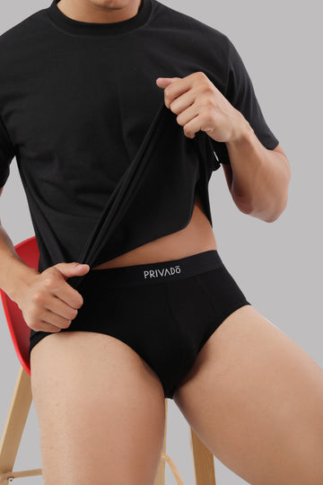 Bionic Bamboo Briefs - Black Beauty