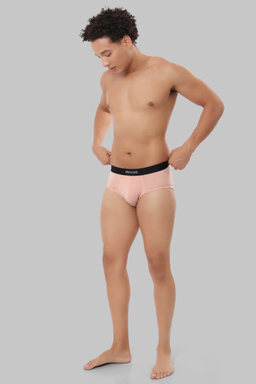 Bionic Bamboo Briefs - Peach Cream