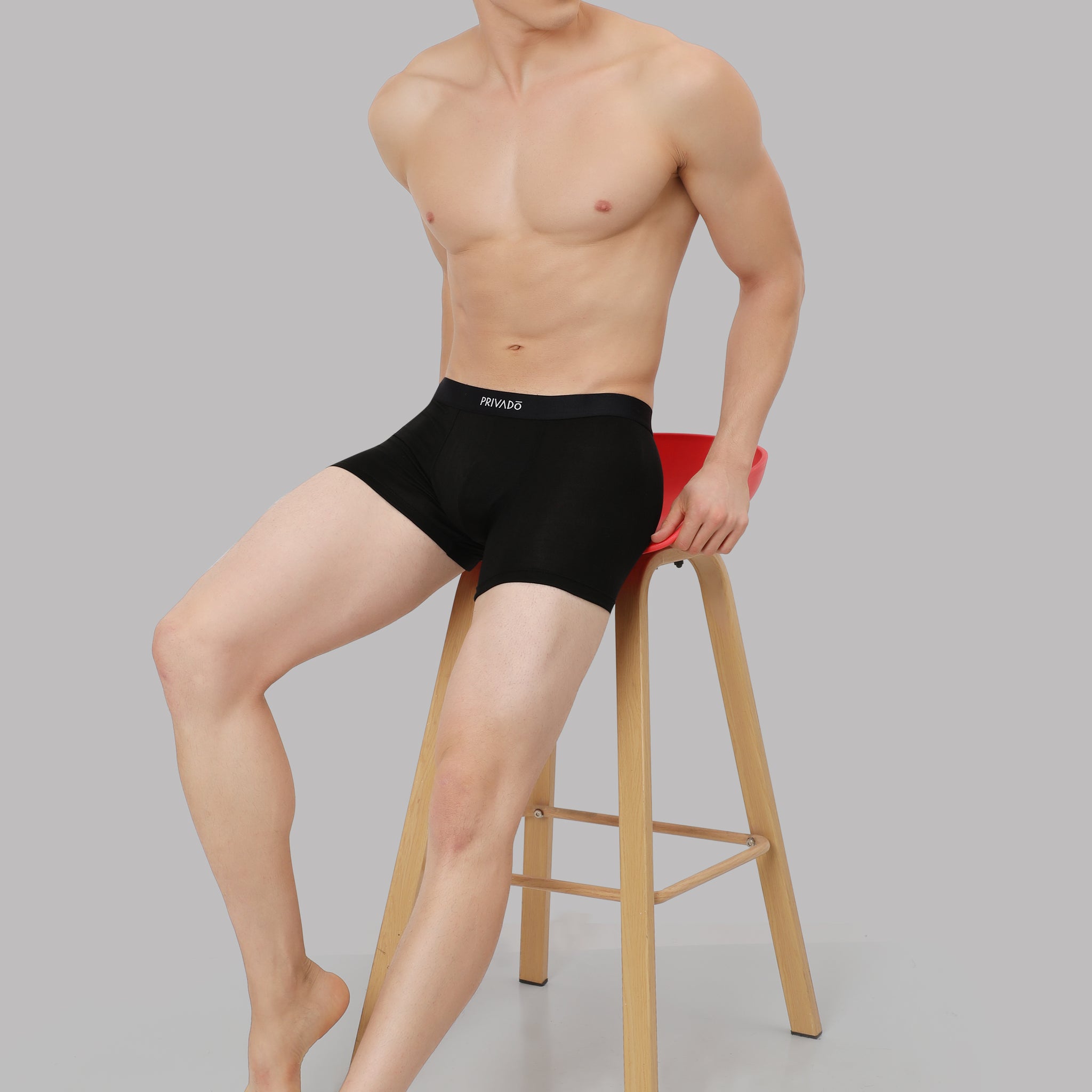 Plush Modal Trunks - Onyx Black