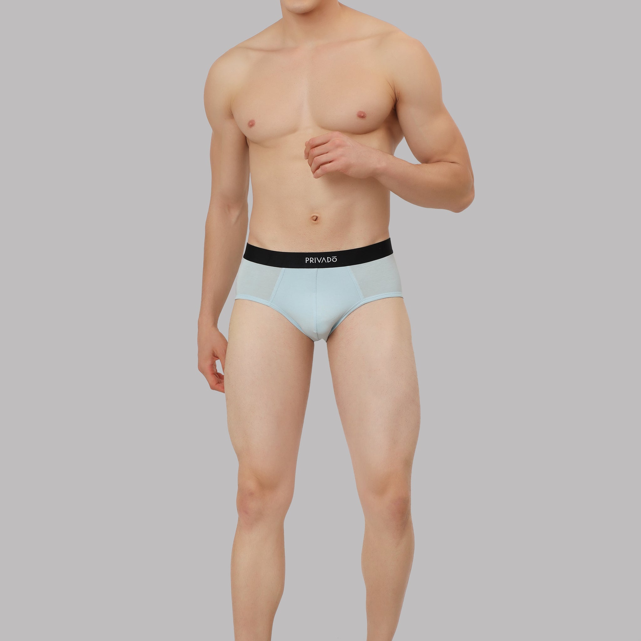 Bionic Bamboo Briefs - Blue Snow