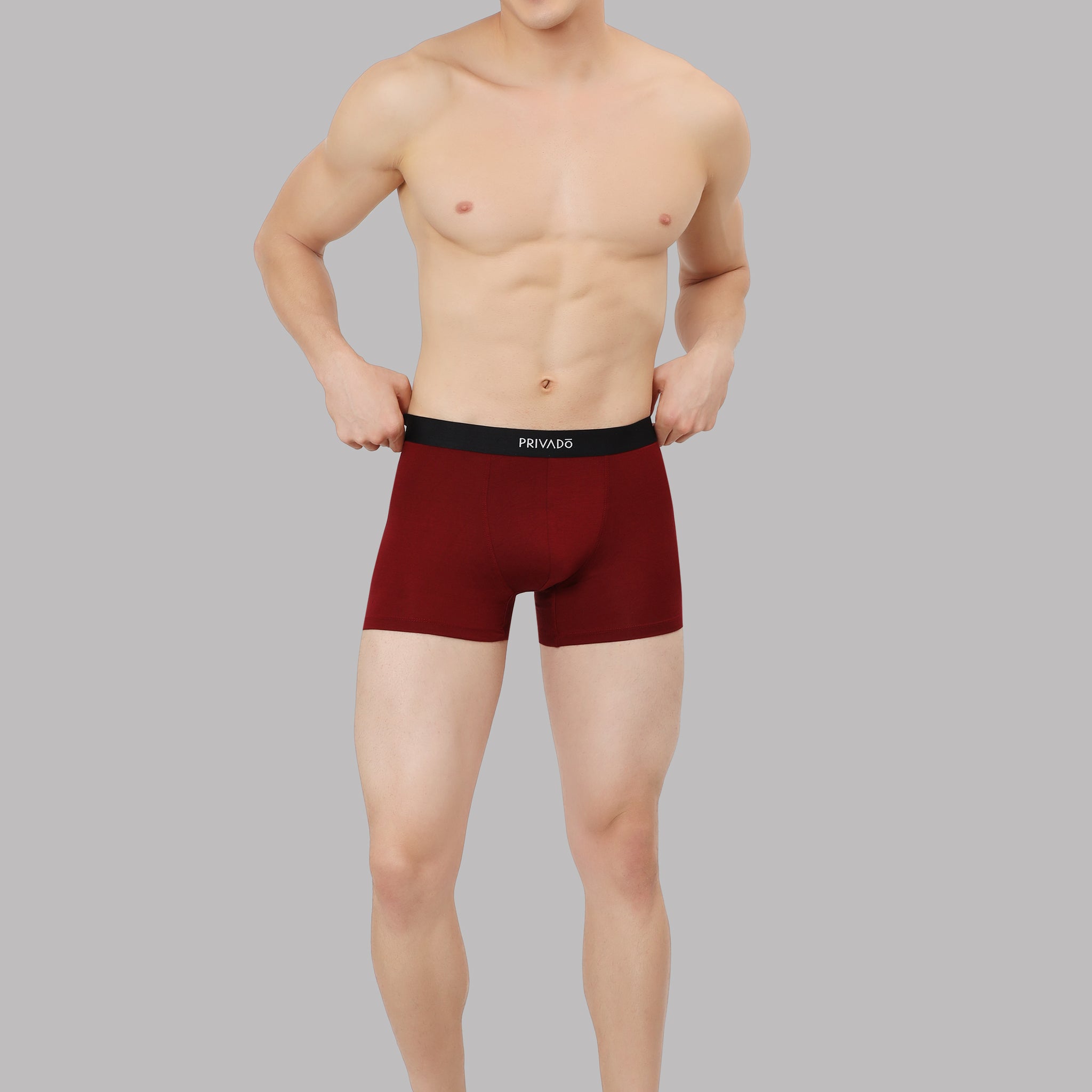 Plush Modal Trunks - Red Pear