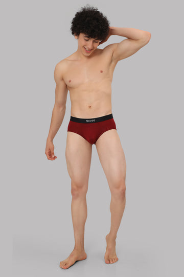 Plush Modal Briefs - Red Pear